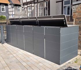 Müllcontainer Verkleidung für 1100 Liter Rollcontainer