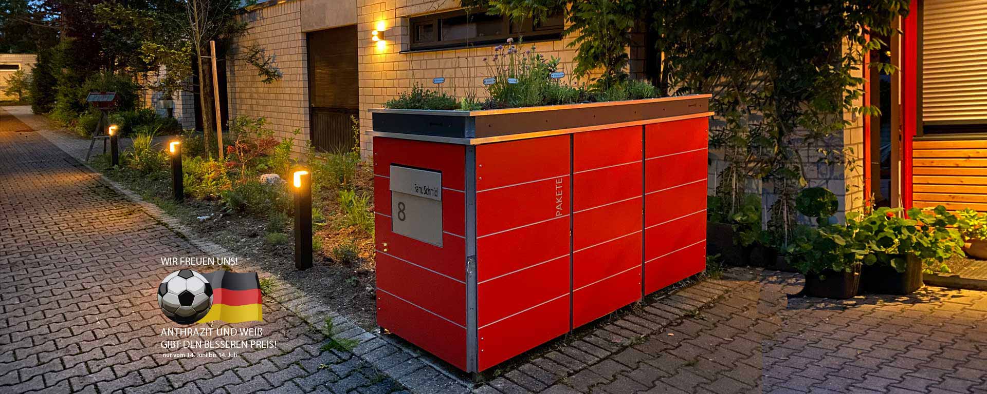 Mülltonnenbox Müllbox bis 240 Liter GartenQ GmbH